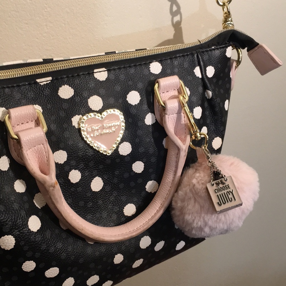 Betsey Johnson | Adorable Polkadot Crossbody Bag - Picture 4 of 7